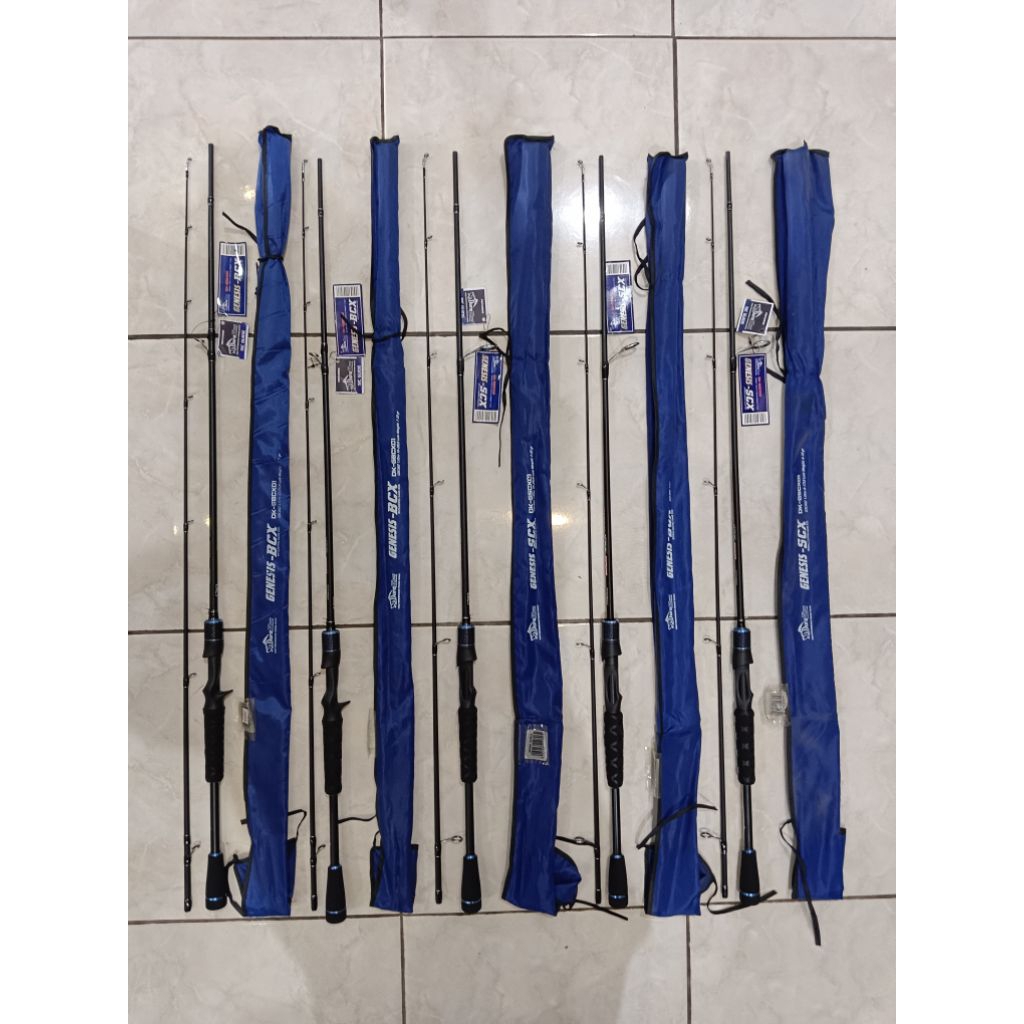 Joran Duraking Genesis Tipe Baitcasting & Spinning Japan Style Ring SIC Fuji