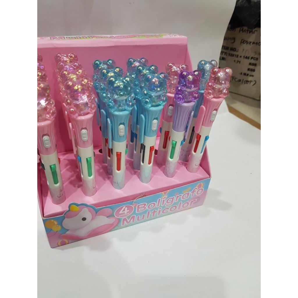 

Bolpoin Lampu 4 warna Ujung Led Lampu Weibo