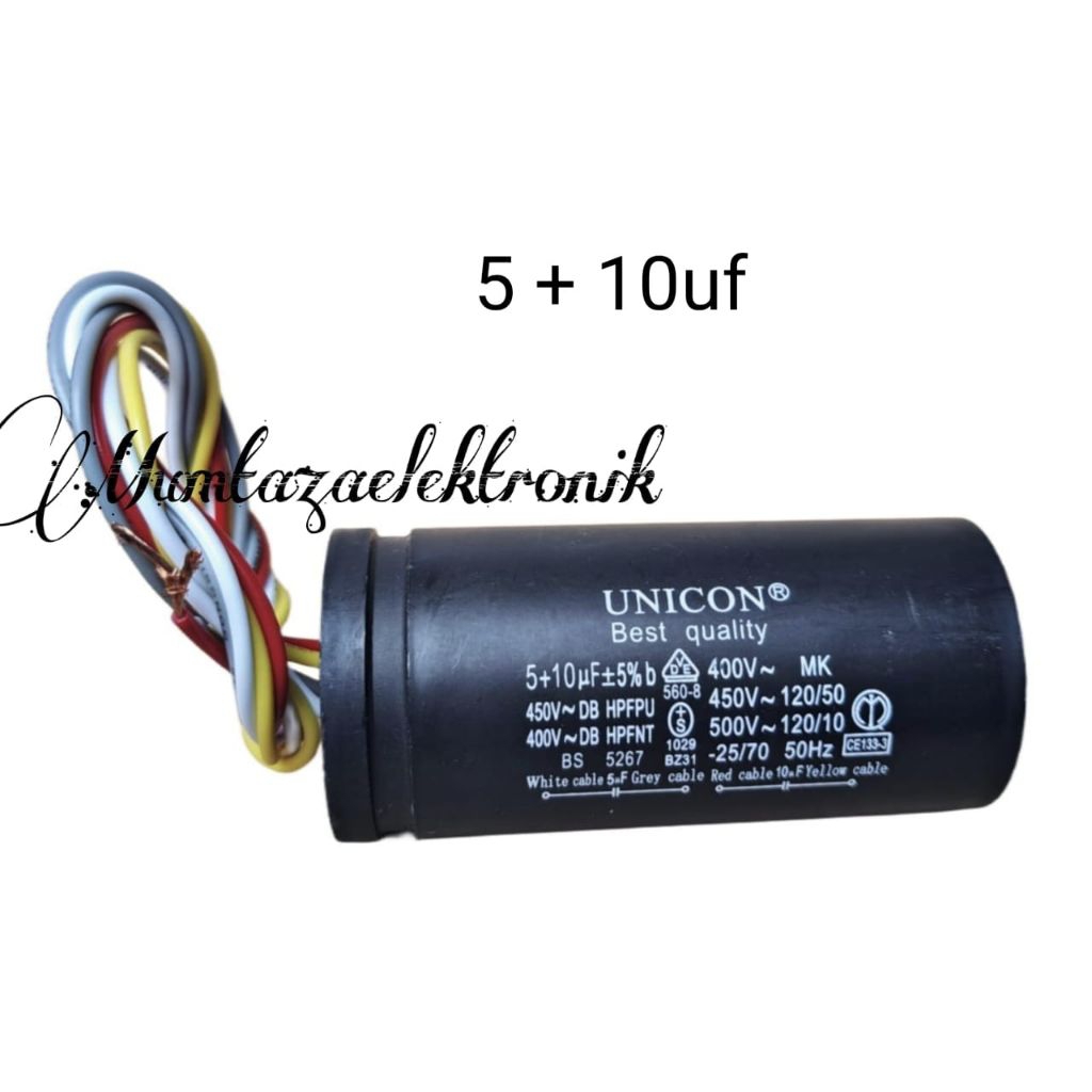 Kapasitor mesin cuci 2 tabung Akari,Akira,Arashi / Capasitor mesin cuci 2 tabung Akari Akira Arashi 