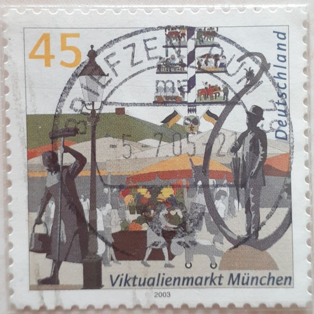 

(J3) Perangko Jerman Viktualienmarkt, Munich Tahun 2003