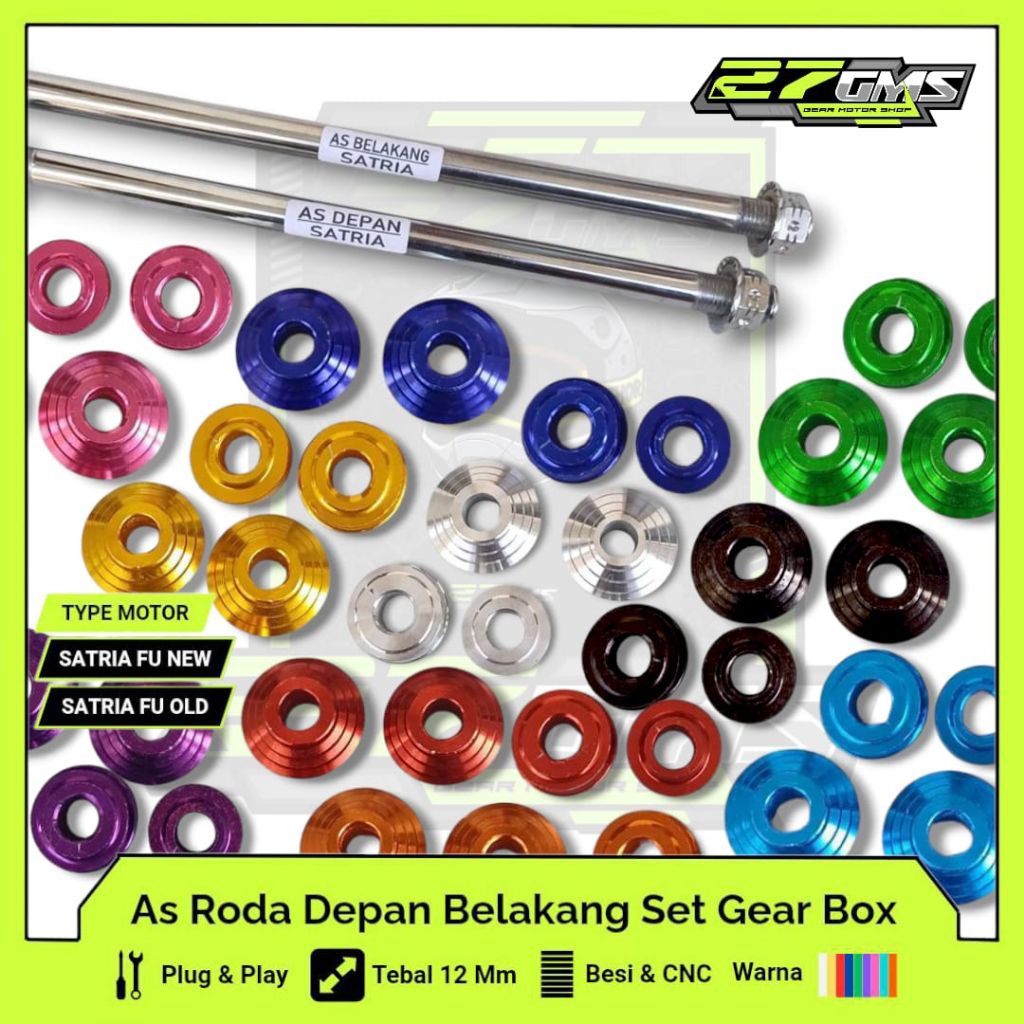 As Roda Belakang Satria FU As Roda Depan Satria FU Set Gear Box Satria FU