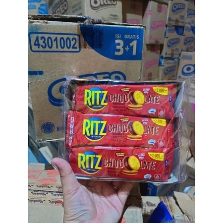 

{ Per Pack isi 12 } RITZ biskuit crekers Cheese / Chocolate 27Gr