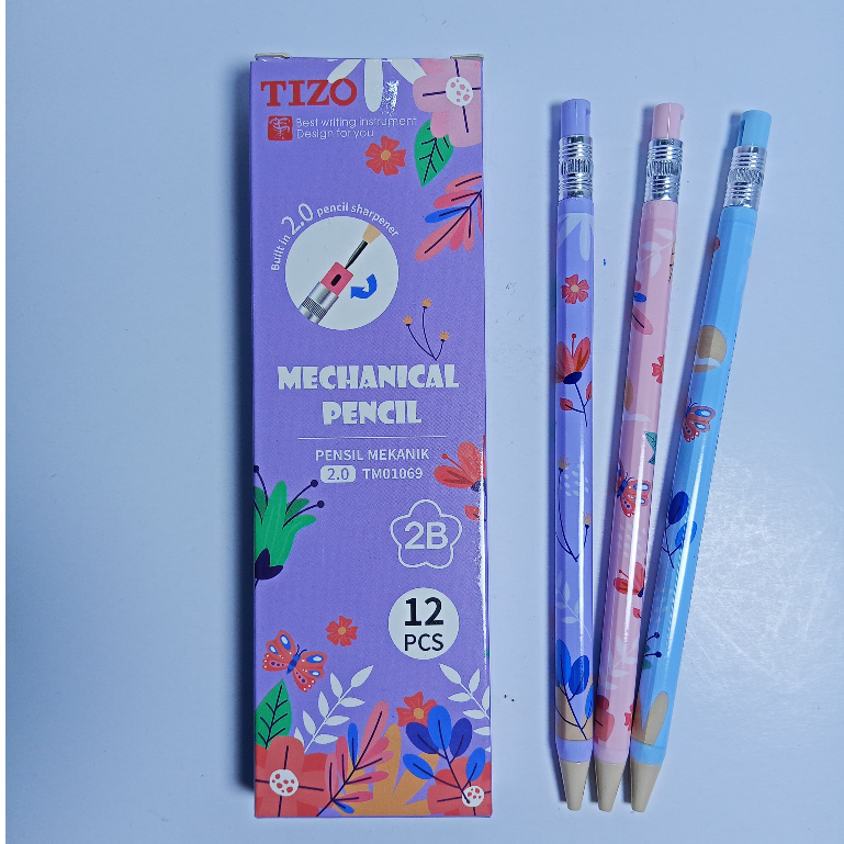 

PENSIL MEKANIK TIZO 2.0 / TM01069 / 1 LUSIN ISI 12 PCS