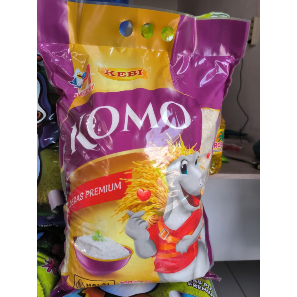 

Beras Komo Premium 5kg ready