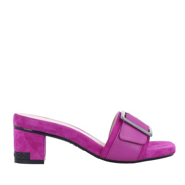 Bocorocco D. Melisa 58 Fucsia - Sandal Slop Heels Kulit Suede