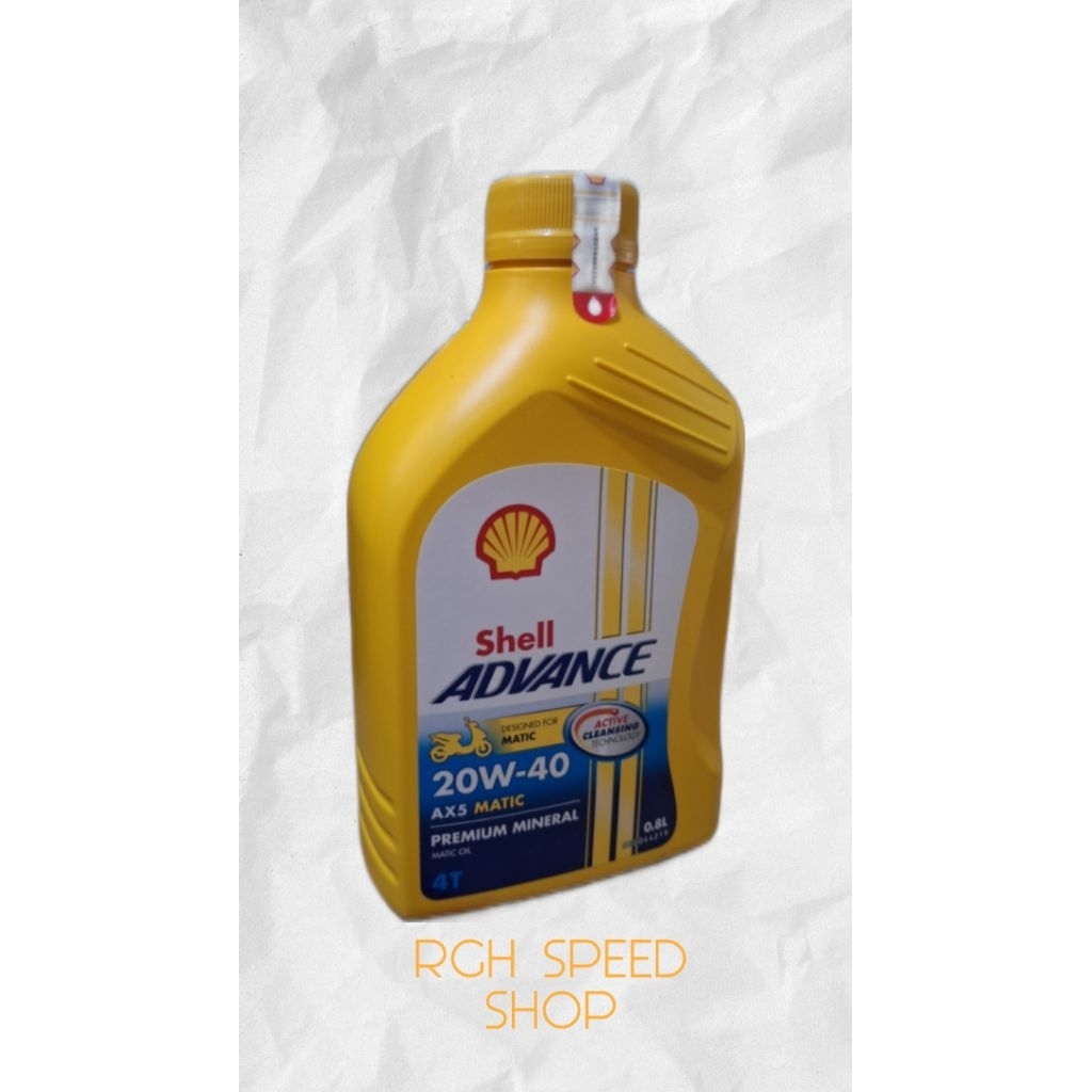 Oli Shell advance 20w-40 ax5 Matic