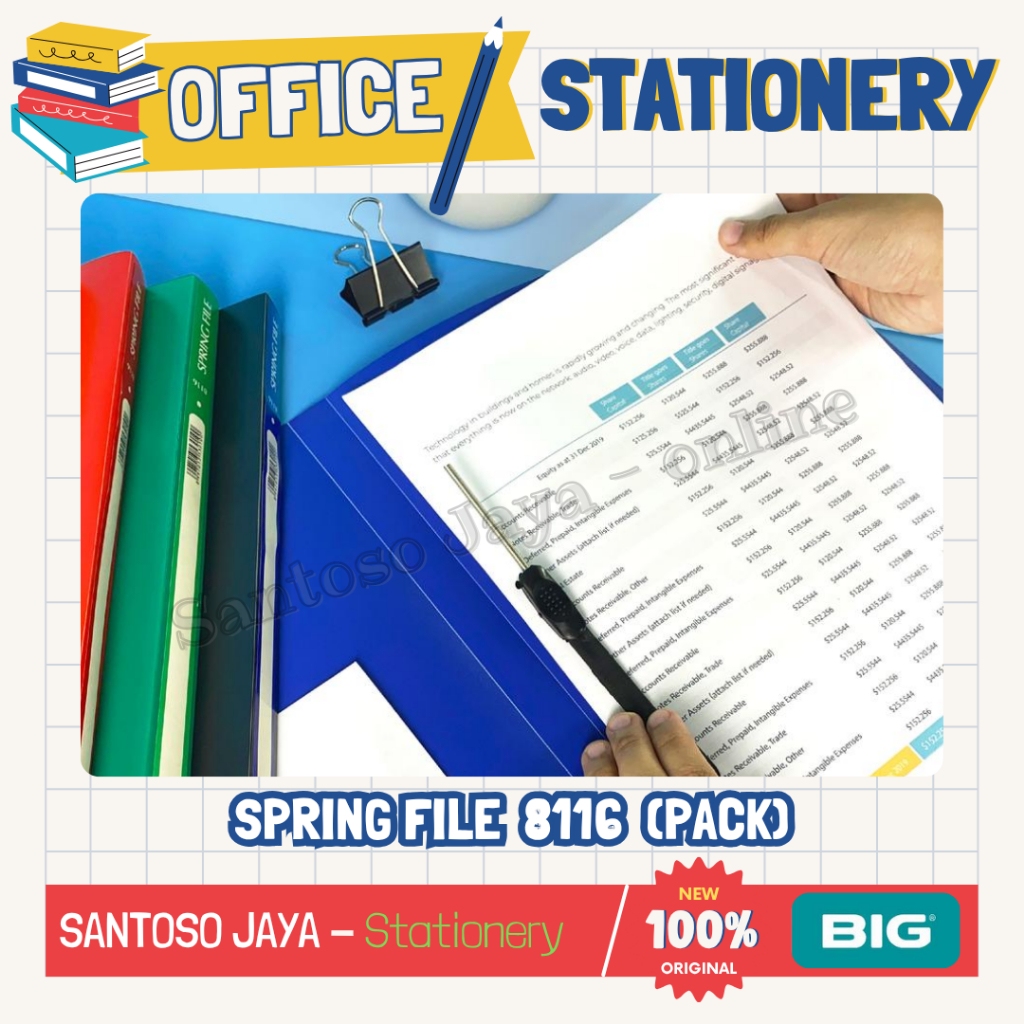 

Map Spring BIG - Spring File F4 Folio - Dokumen Plastik 8116