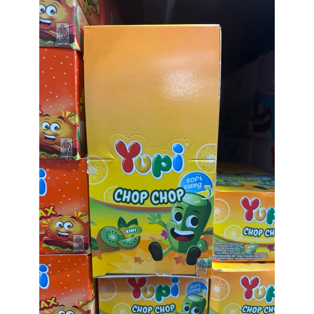 

Yupi Chop Chop kiwi 12x12gram box