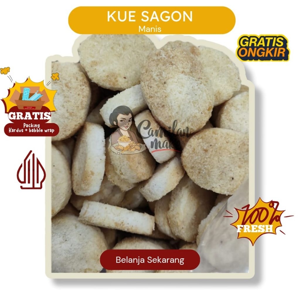

SAGON/ CAMILAN MAK'E/ CEMILAN ROTI KUE KERING/ JAJANAN/ SNACK KILOAN