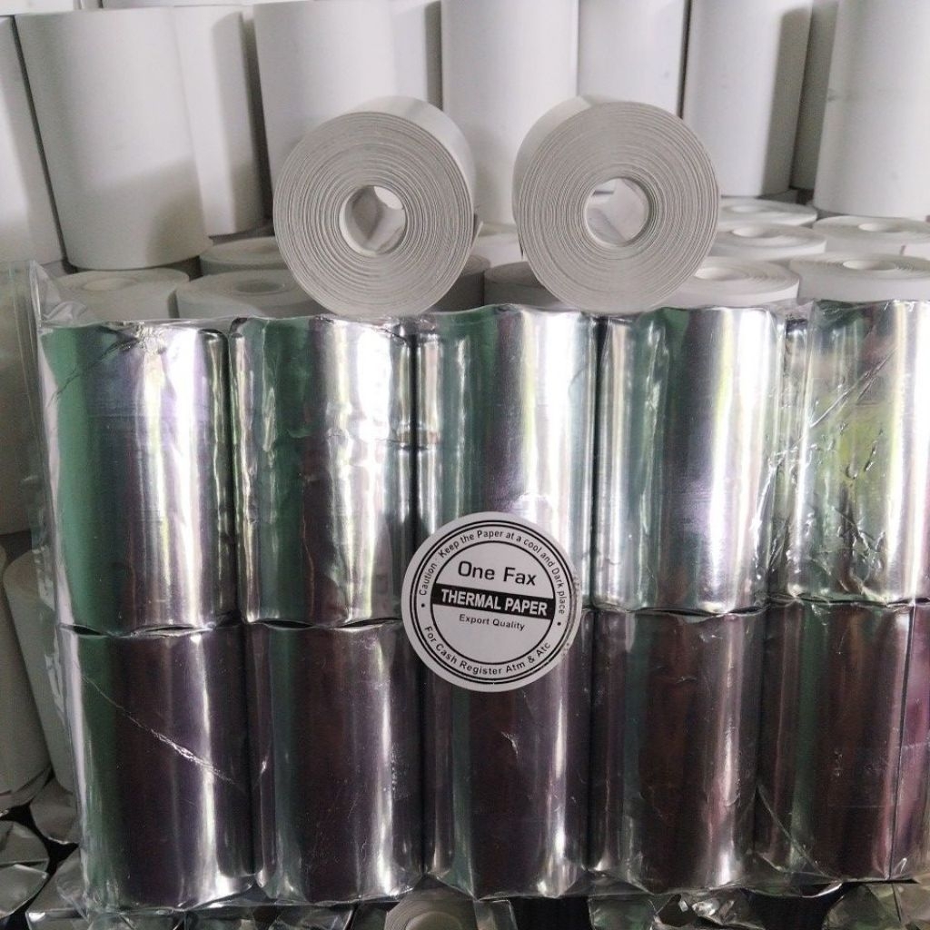 

Kertas thermal Roll 57mm X 40mm Coleless EDC printer Bluetooth