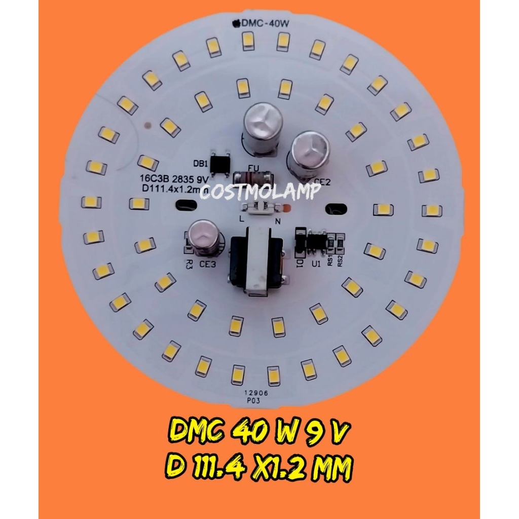 PCB LAMPU LED AC 40 WATT