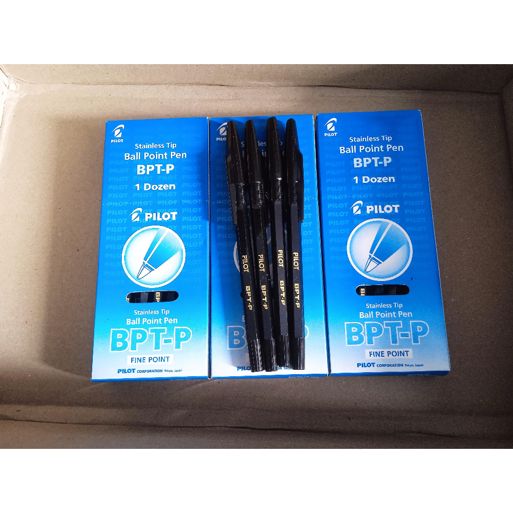 

BISA INSTANT / COD (1 PACK ISI 12 PCS) Ball Point Pulpen BPT-P PILOT Stainless Tip Termurah Gratis Ongkir di Shopee