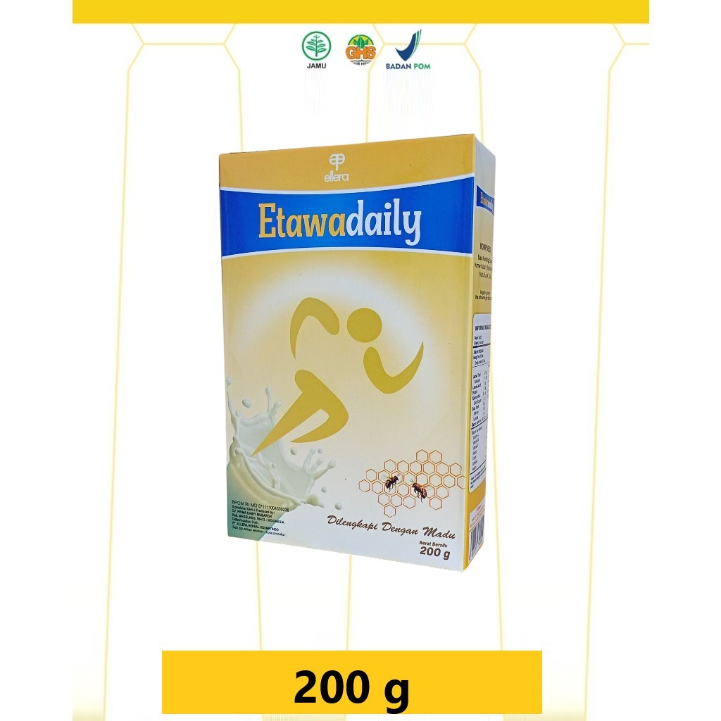 

Susu Kambing Etawa Daily Plus Madu - Rendah Lemak, Tinggi Kalsium , Etawadaily 200g