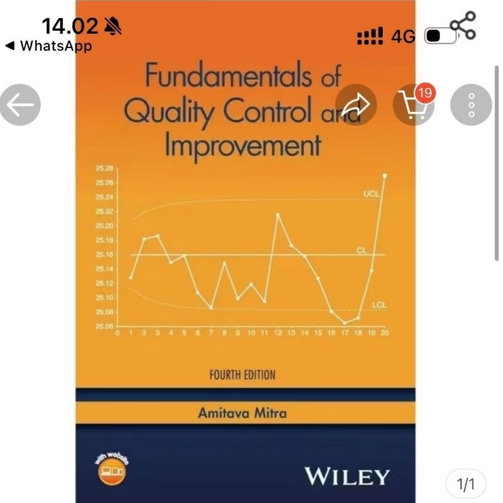 Buku Fudamentals Of Quality Control And Improvement