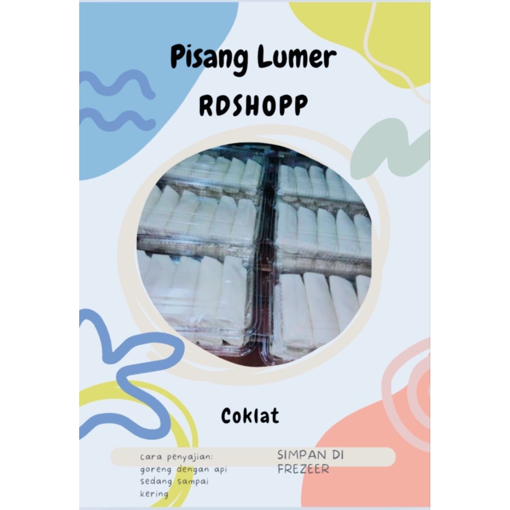 

PISANG LUMER, piscok mentah isi 9 cuma 10.000.00