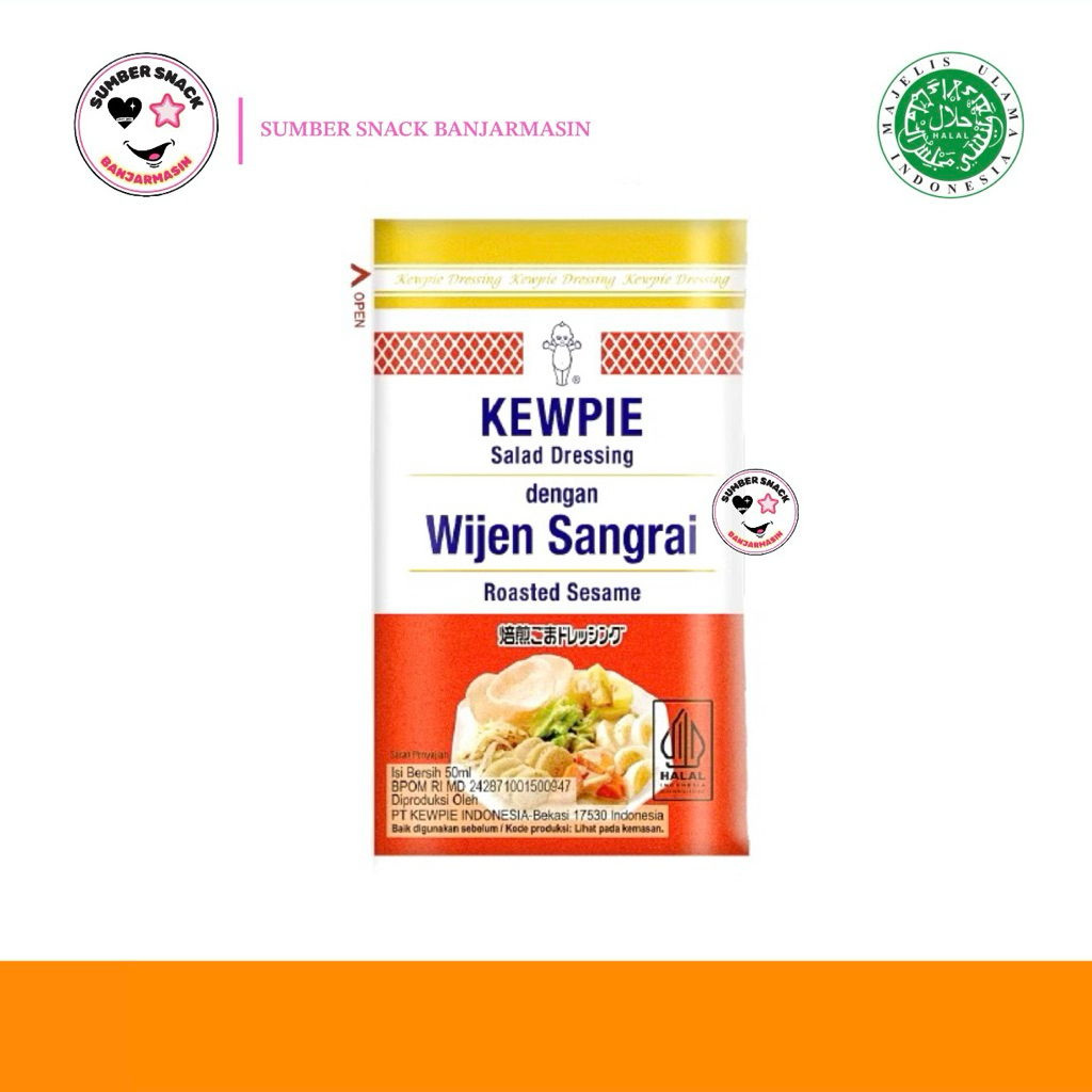 

Kewpie Wijen Sangrai Sachet (50ml)