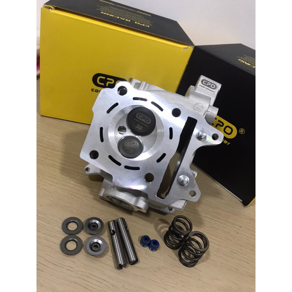 SILINDER HEAD VARIO 30 25 CPO RACING HEAD VARIO CPO 30 25 VARIO 125 VARIO 150 HEAD CPO VARIO PORTING