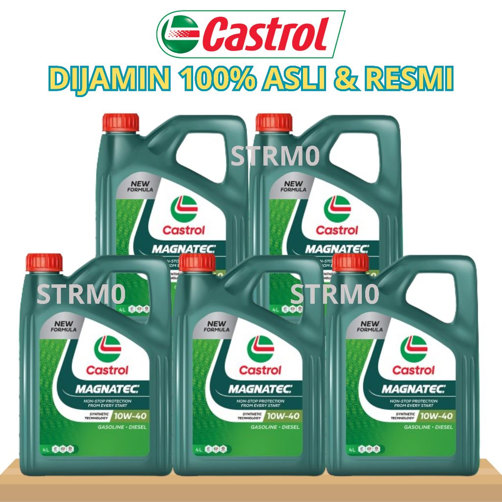 Oli Mobil Castrol Magnatec 10W40 4 Liter Original 100%