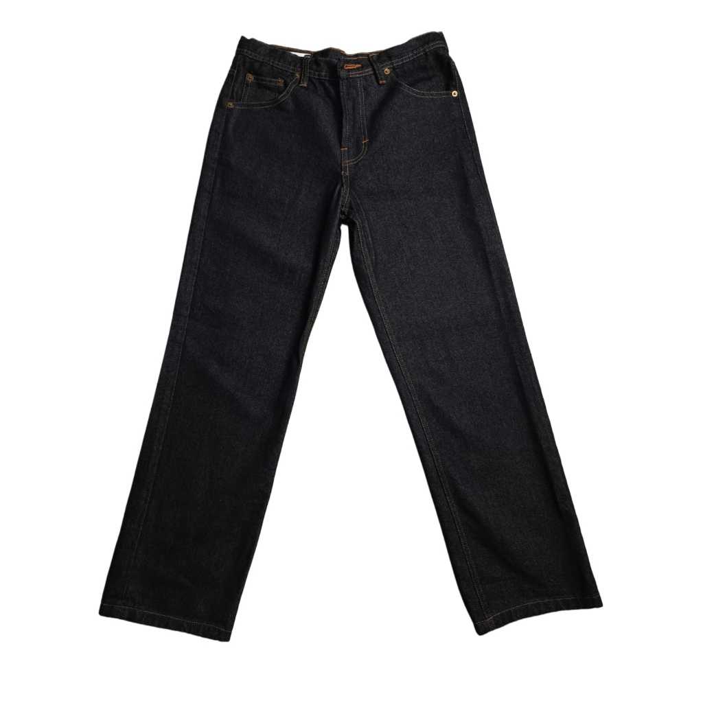 New Chapter Official - Jeans Baggy Selvedge Oversize Classic Black Polos Jeans Baggy Denim Selvedge