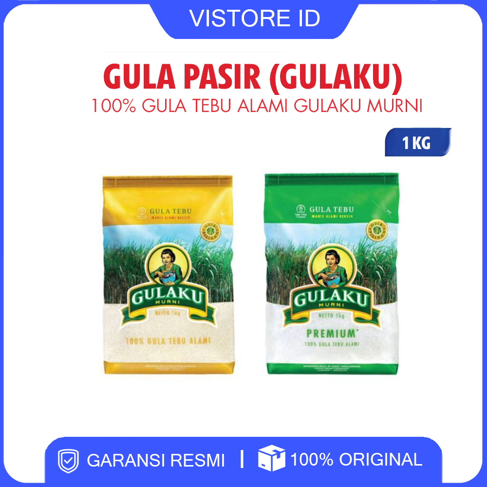

Gulaku Murni Gula Pasir Tebu Alami | 1kg