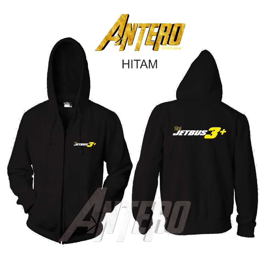 Jaket resleting Zipper jet bus 3 buss jetbuss 3 bus mania