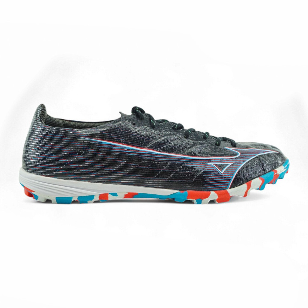 MIZUNO Sepatu Sepak Bola Alpha Pro As Black Ignition Red 801 C