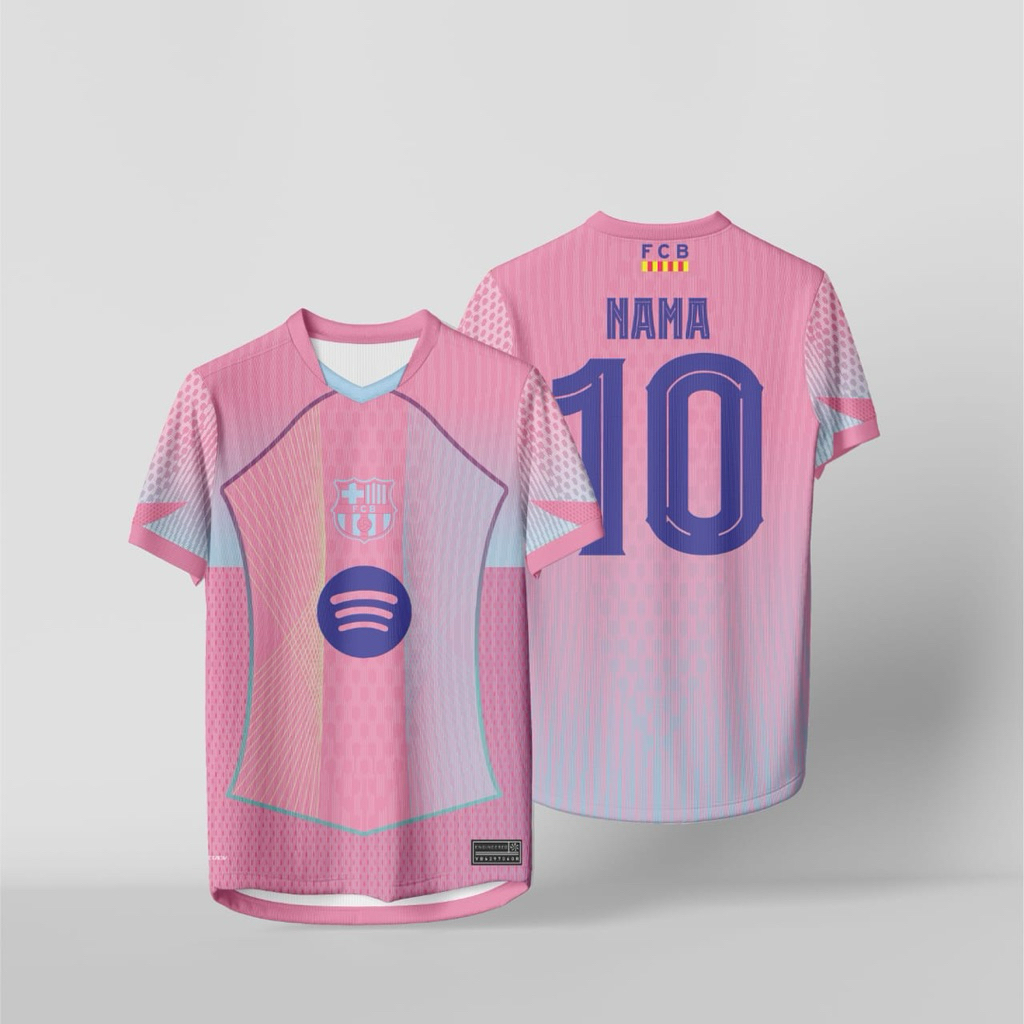 jersey barca barcelona spesial edition pink and green 2025