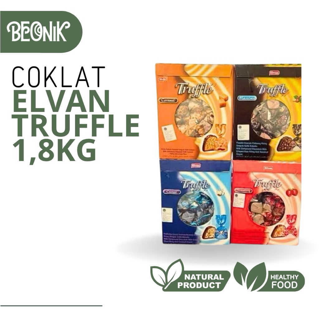

Elvan Truffle Chocolate 1.8 KG Coklat Arab Turkey All Varian