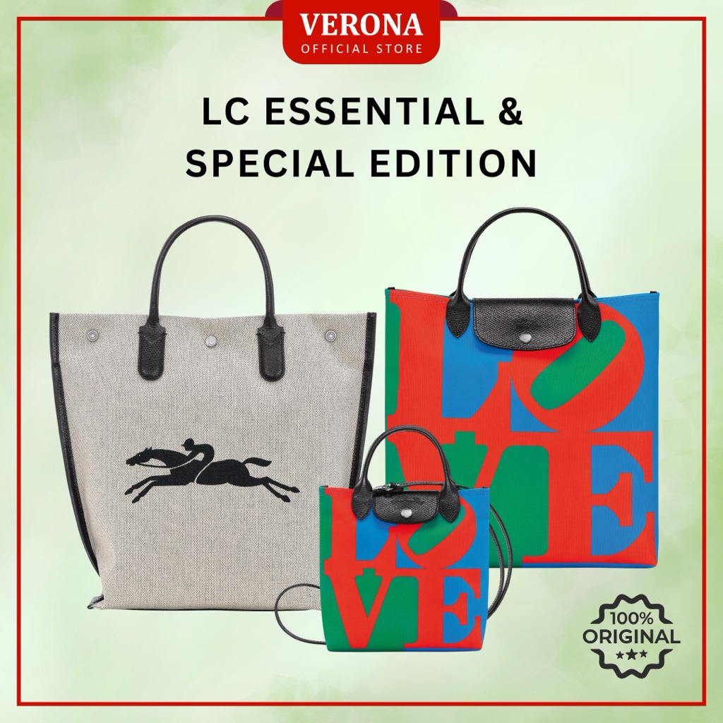 LC ROBERT INDIANA & ESSENTIAL COLLECTIONS Tas Wanita Koleksi Khusus dan Terbatas Original