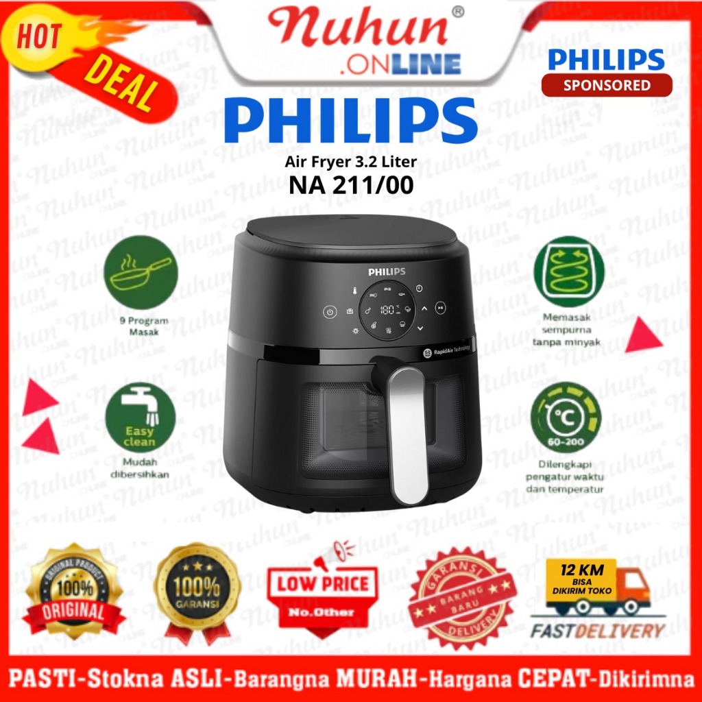 Philips Air Fryer NA 211/00 3.2 Liter