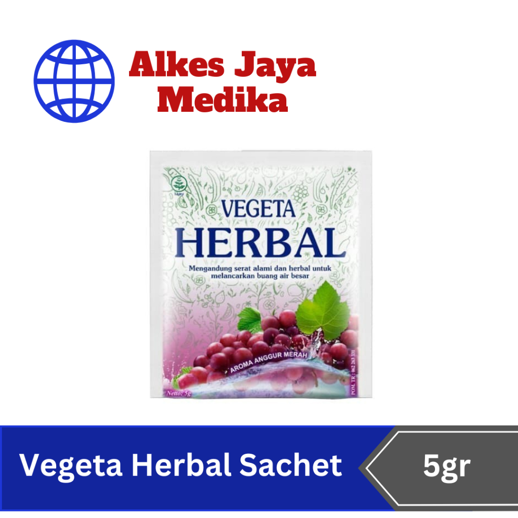 

Vegeta Herbal Sachet isi @5 gr - Melancarkan Buang Air Besar