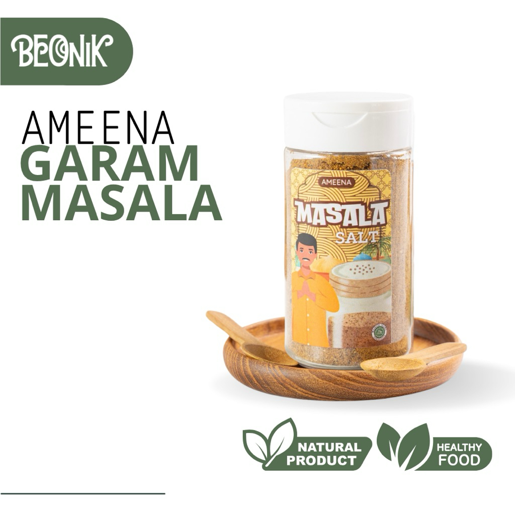 

[ MINI ] Garam Masala Salt Masala Indian 60GR | Ameena Premium Quality