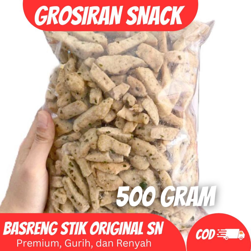 

(500 GRAM) BASRENG STIK ORIGINAL DAUN JERUK SN/ BASRENG SULTAN / BASRENG VIRAL