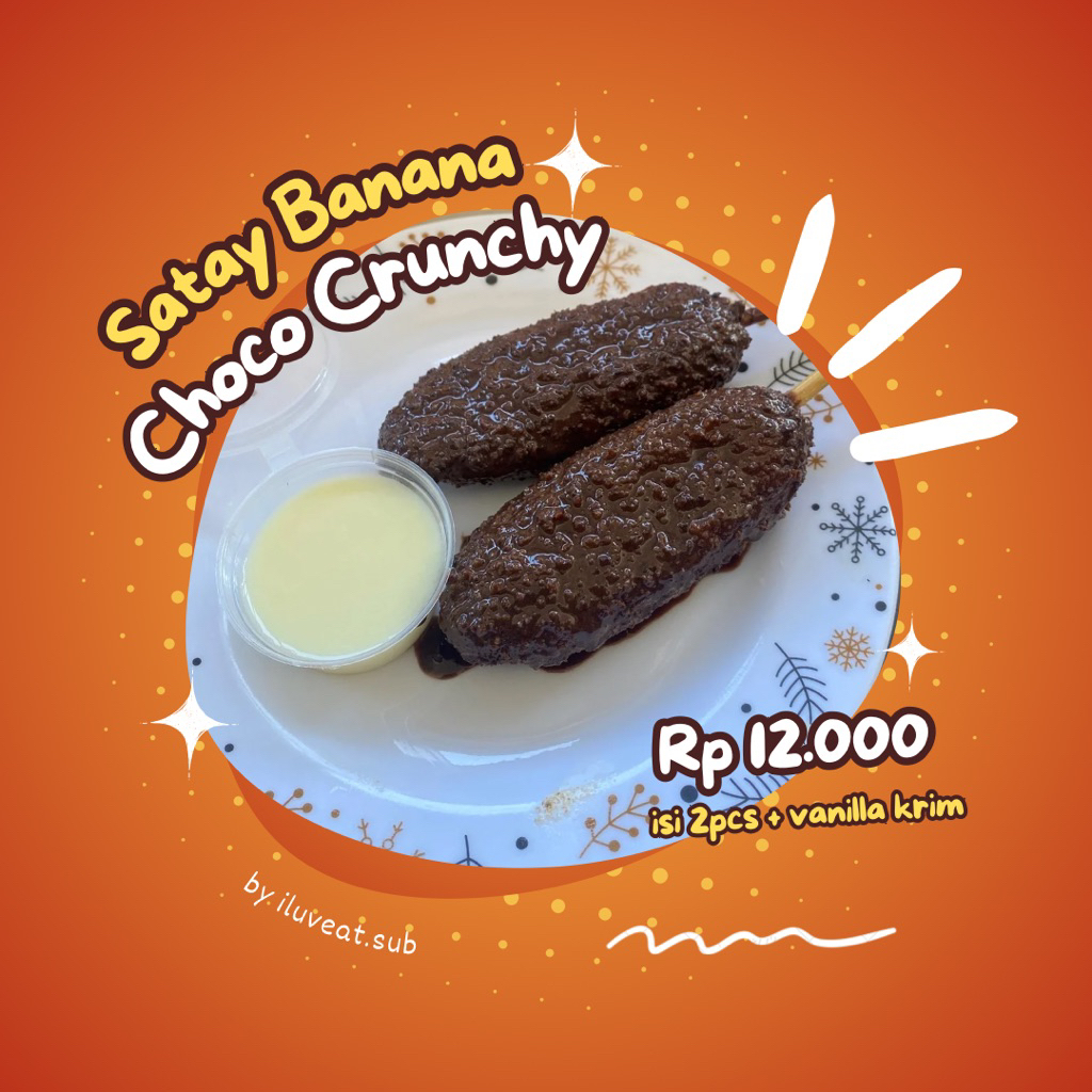 

[ILUVEAT.SUB] SATAY BANANA CHOCO CRUNCHY