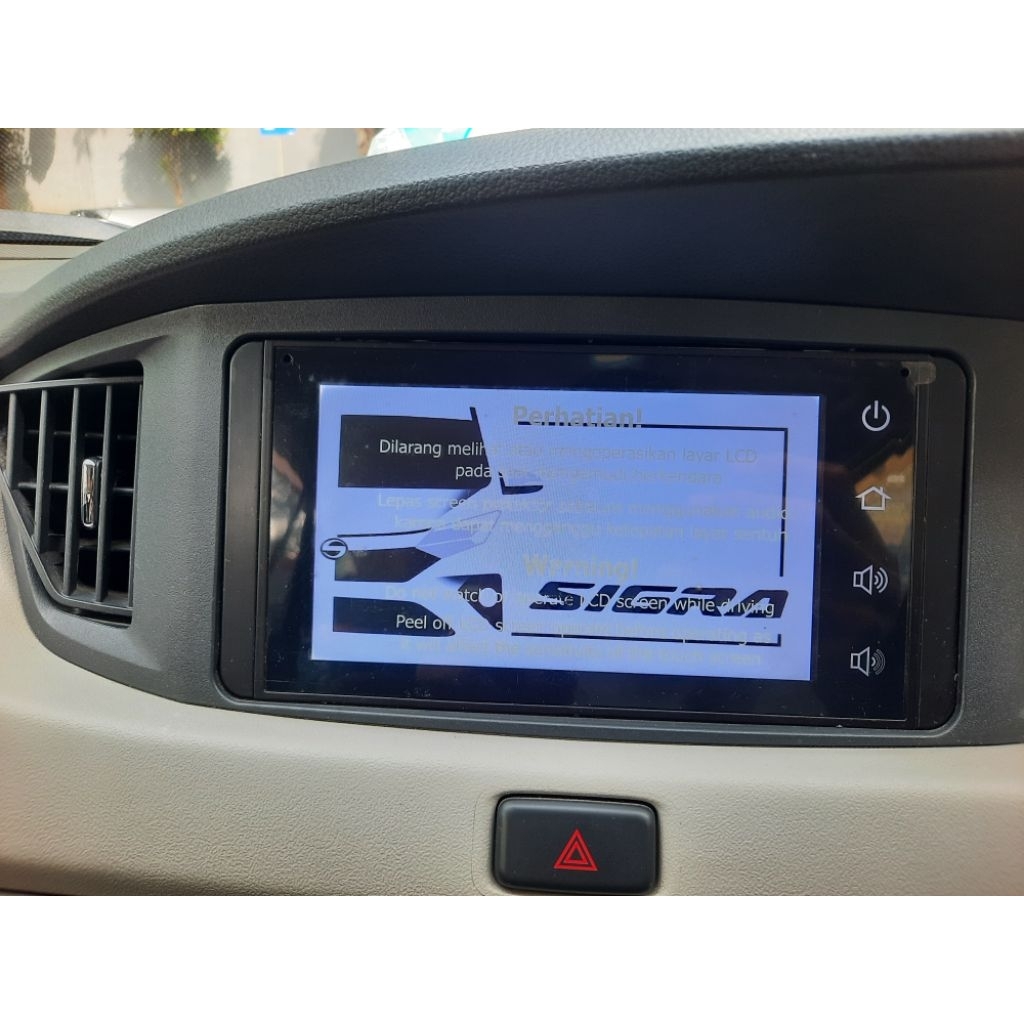 head unit original Daihatsu Sigra 100%