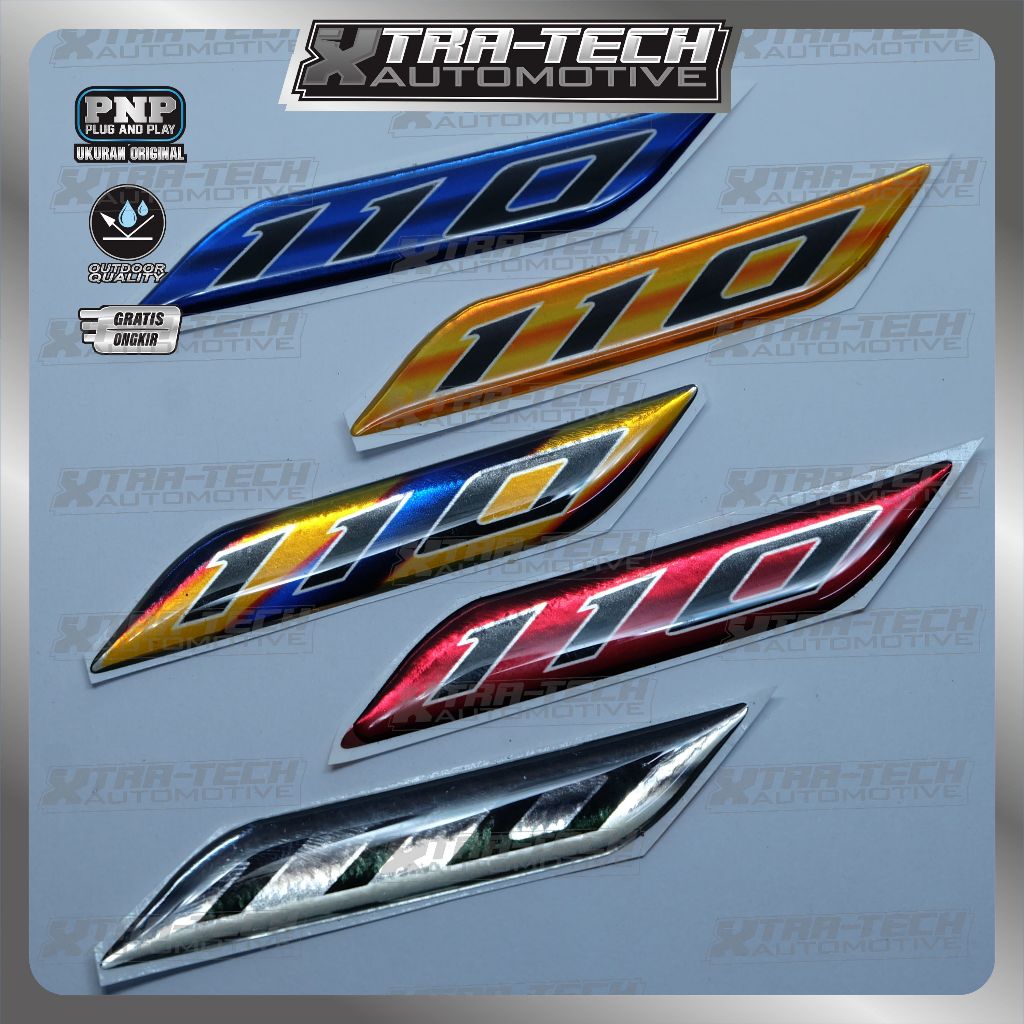 Emblem timbul 110 vario