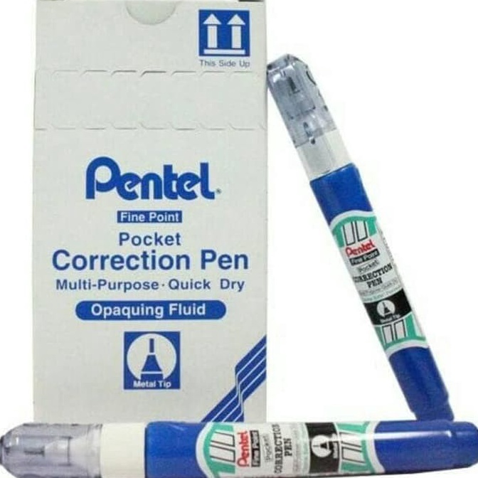 

KODE M12Z Tipex Cair Pentel Pen ZL62W Per 1 Tipex