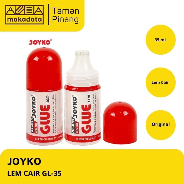 

JOYKO LIQUID GLUE / LEM KERTAS CAIR GL-R35 35 ML / LEM CAIR STICK (1 PCS)