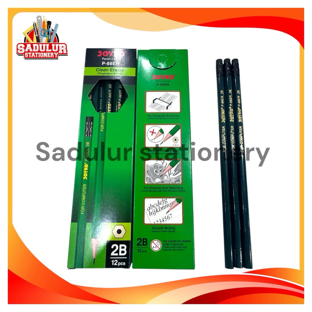 

(1PCS)-PENSIL 2B P88-ER / PENSIL DENGAN PENGHAPUS