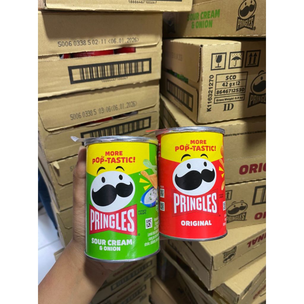 

TERMURAAAHHH | Pringles Mini 1 dus isi 12pcs (42 gr)