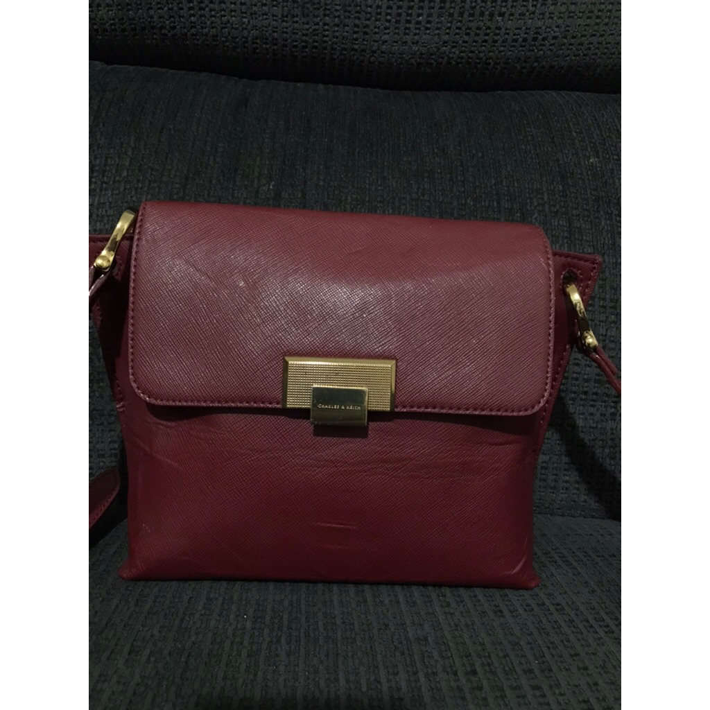 preloved charles & keith bag
