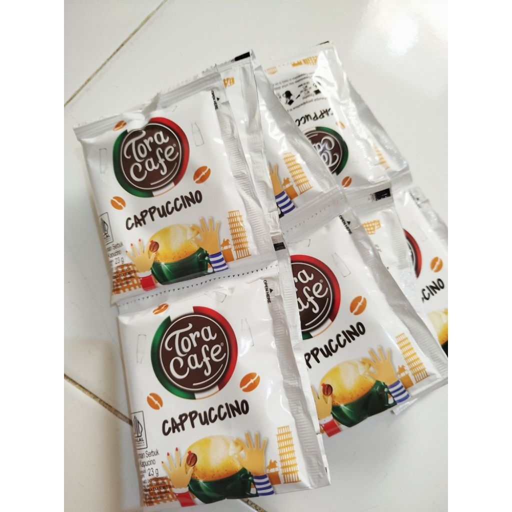 

Tora cafe Cappucino serenceng isi 10 pcs