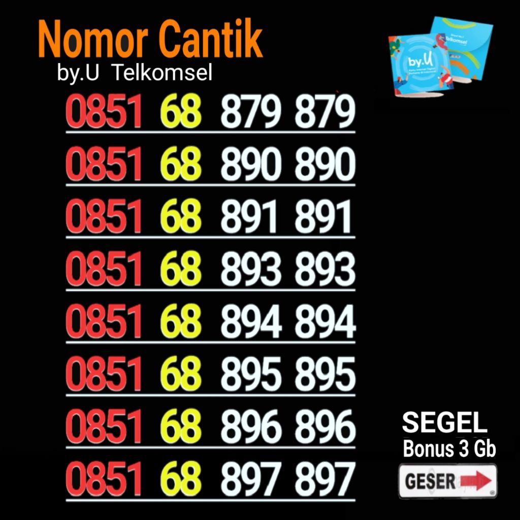 Nomor Cantik Kartu by.U