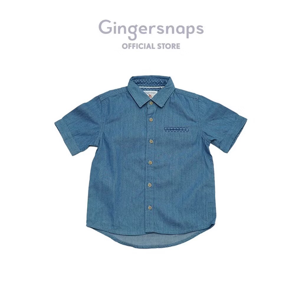 New tag kemeja denim gingersnaps boys