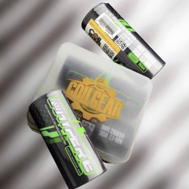 KODE Q26O Baterai Battery Hyper E IMR 2665 5mAH 3A Authentic By CoilGear