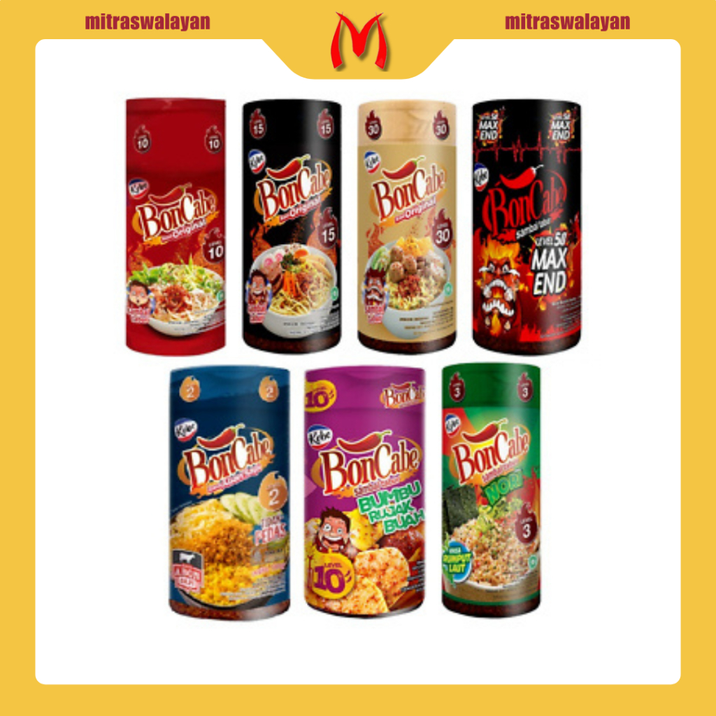 

BONCABE Sambal Tabur Kemasan Botol All Variant
