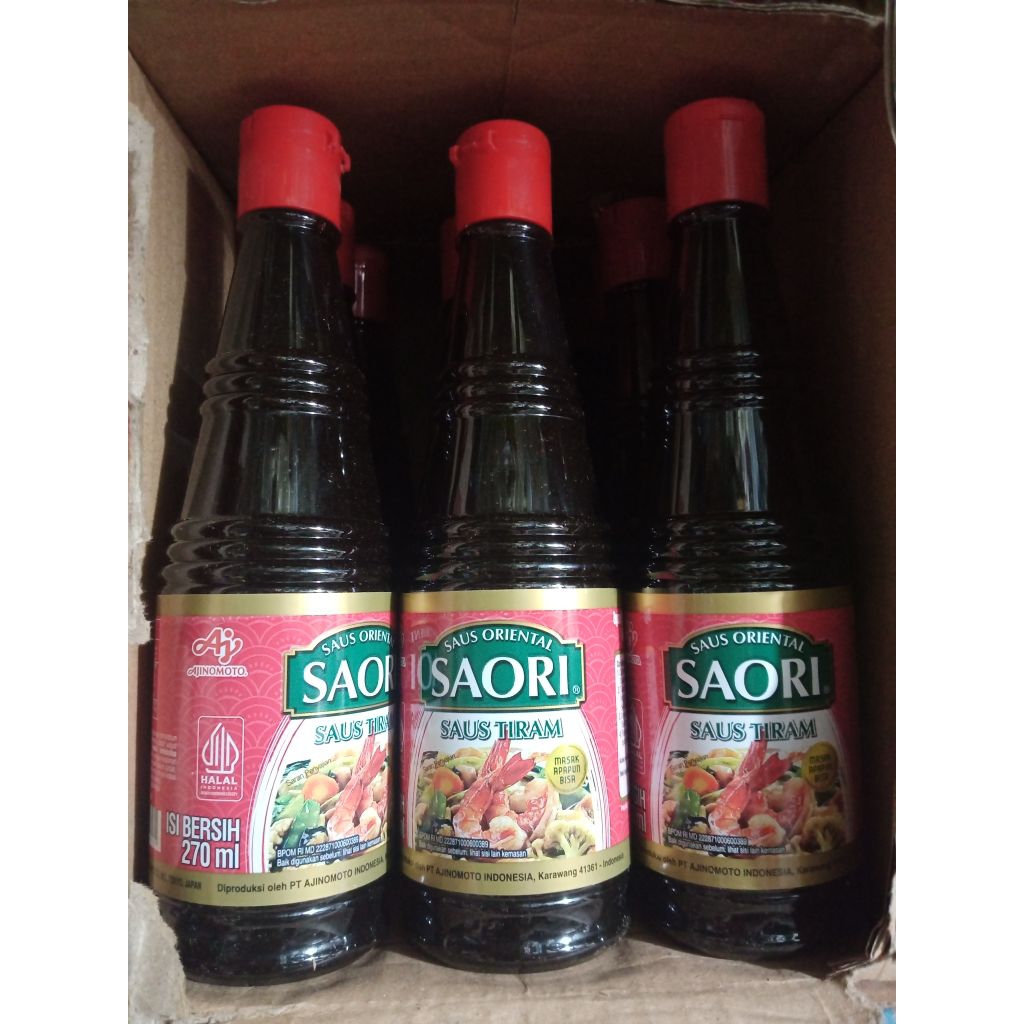 

Saori Saus Tiram Botol Sedang (270ml)