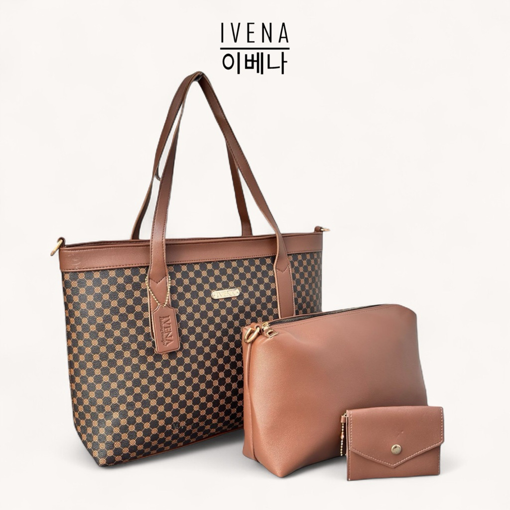 JAMJO - FLASH SALE MARCO TOTE BAG 3IN1 PREMIUM TOTE POUCH WALLET FABIO BAG