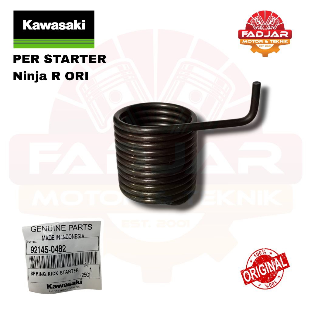 Per Starter Ninja R Original Kawasaki 92145-0482 | Kick Starter Spring ORI