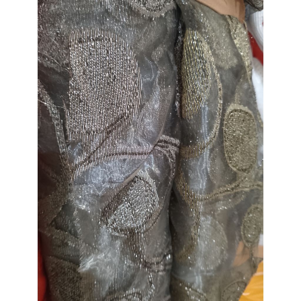 kain tilai gorden warna hitam bahan sari embun